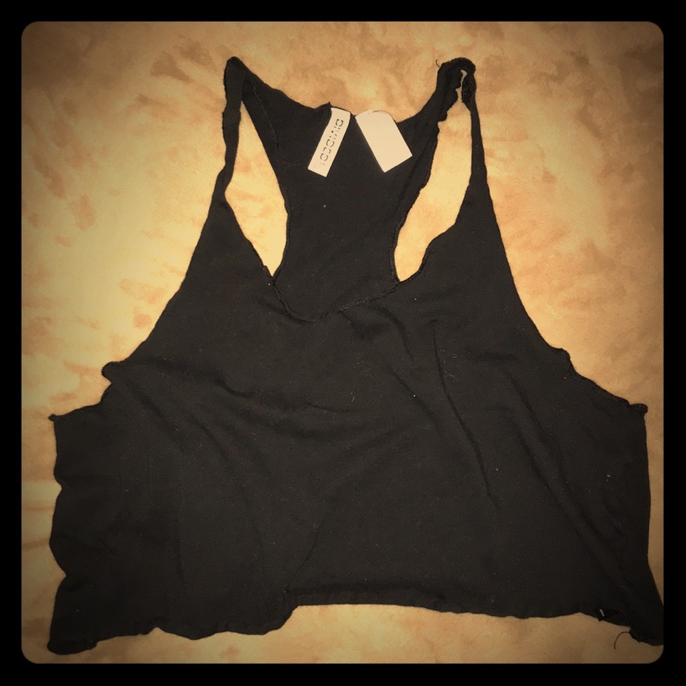 H&M Black Sports Crop Top